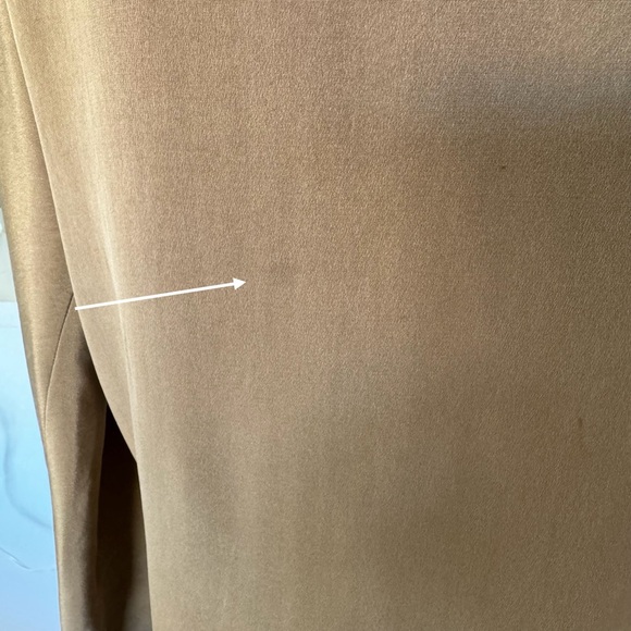 Vintage 80s Donna Karan 100% Silk ButtonUp Top Blouse Small Black Label Bergdorf - Picture 9 of 11